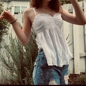 White flowy tank!